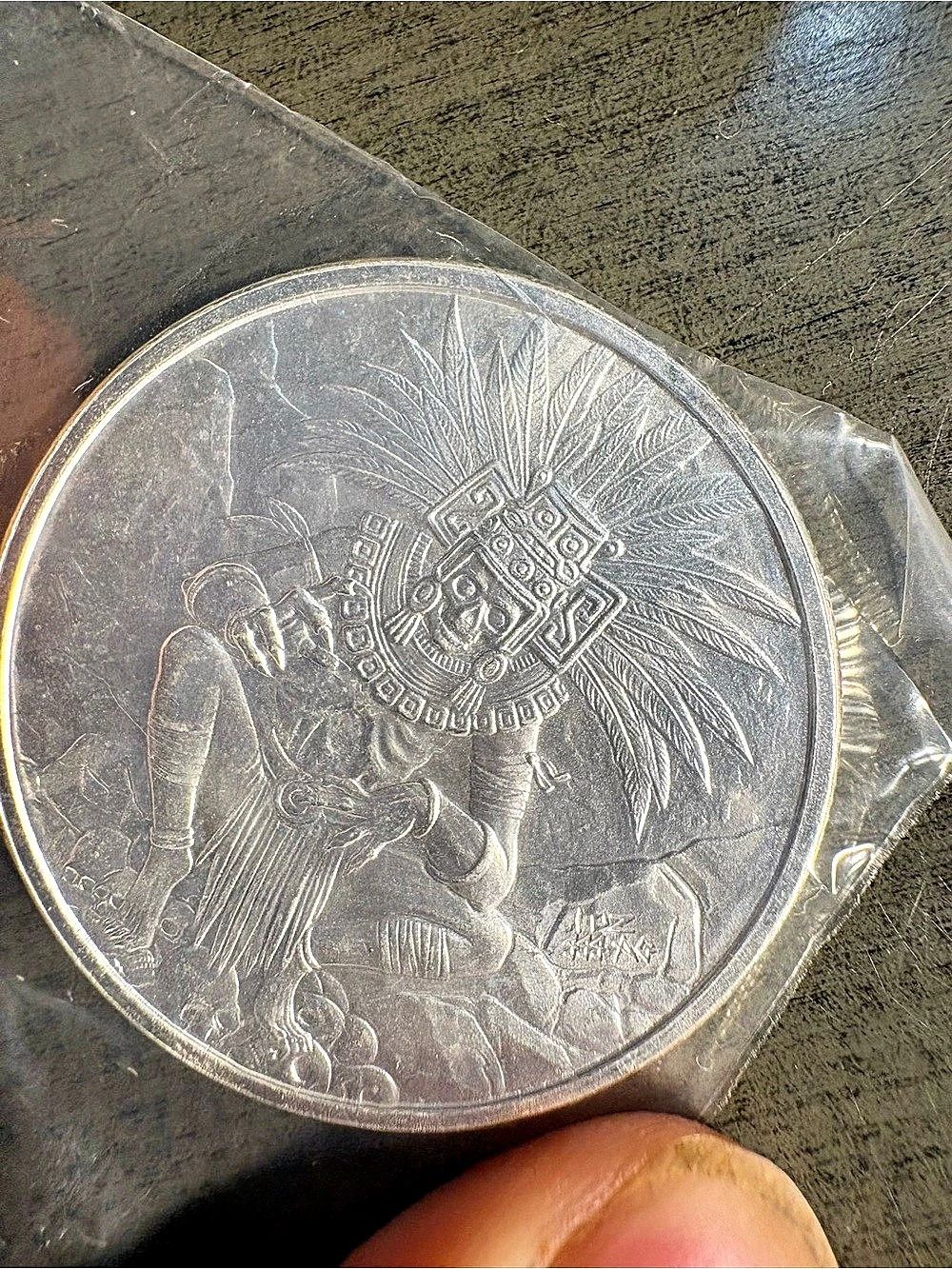 Golden State Mint Aztec Calendar 1 oz Silver Round